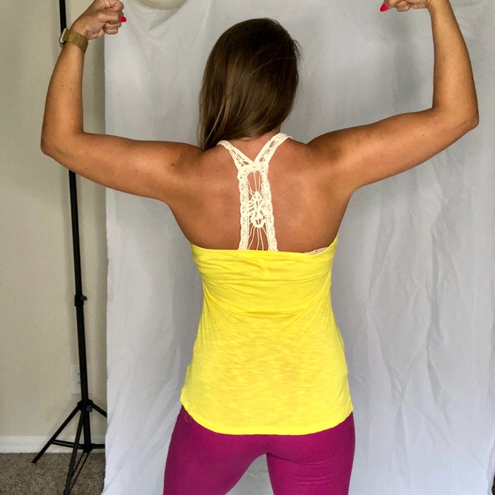 Yellow Racerback Tank - Picture 4 of 6